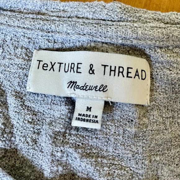 Madewell Texture and Thread Modern Tie-Front Top - Picture 4 of 5